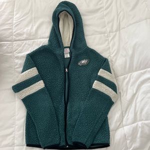 Kids Philadelphia Eagles Zip Up Sweatshirt